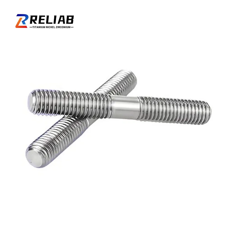 Titanium Grade 2 Grade 5 Double End Studs Titanium Grade 2 Grade 5 Double End Studs